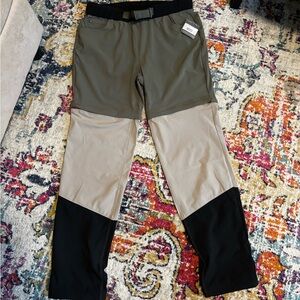 Eddie Bauer Olive and Beige hiking Pants